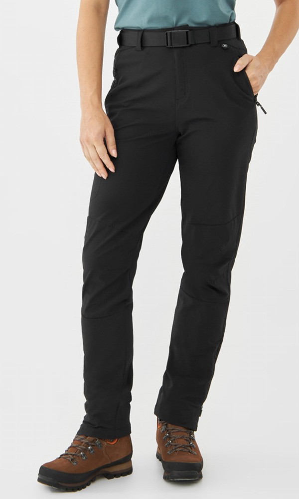 Spodnie damskie elastyczne z paskiem Viking Expander 09 czarny