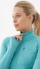Bluza damska elastyczna z dzianiny technicznej Viking Admont 70 turkusowy