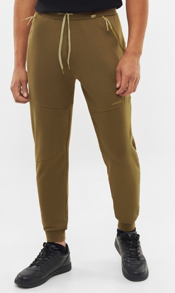 Spodnie męskie dresowe z bambusa Viking Hazen 7400 brązowy