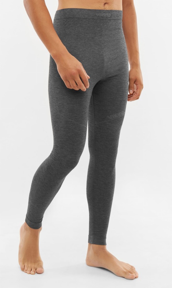 Getry termoaktywne męskie z wełny merino Viking Lava Primaloft Pants 1908 szaro-granatowy