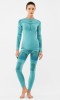 Komplet bielizny termoaktywnej damskiej Viking Volcanica 7009 turkusowo-czarn