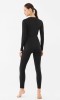 Komplet bielizny damskiej termoaktywnej z bambusowego włókna węglowego Viking Gaja Bamboo 09 czarny