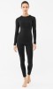 Komplet bielizny damskiej termoaktywnej z bambusowego włókna węglowego Viking Gaja Bamboo 09 czarny