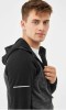 Bluza rozpinana z kapturem Viking Delmore Hoodie 0908 czarno-grafitowy