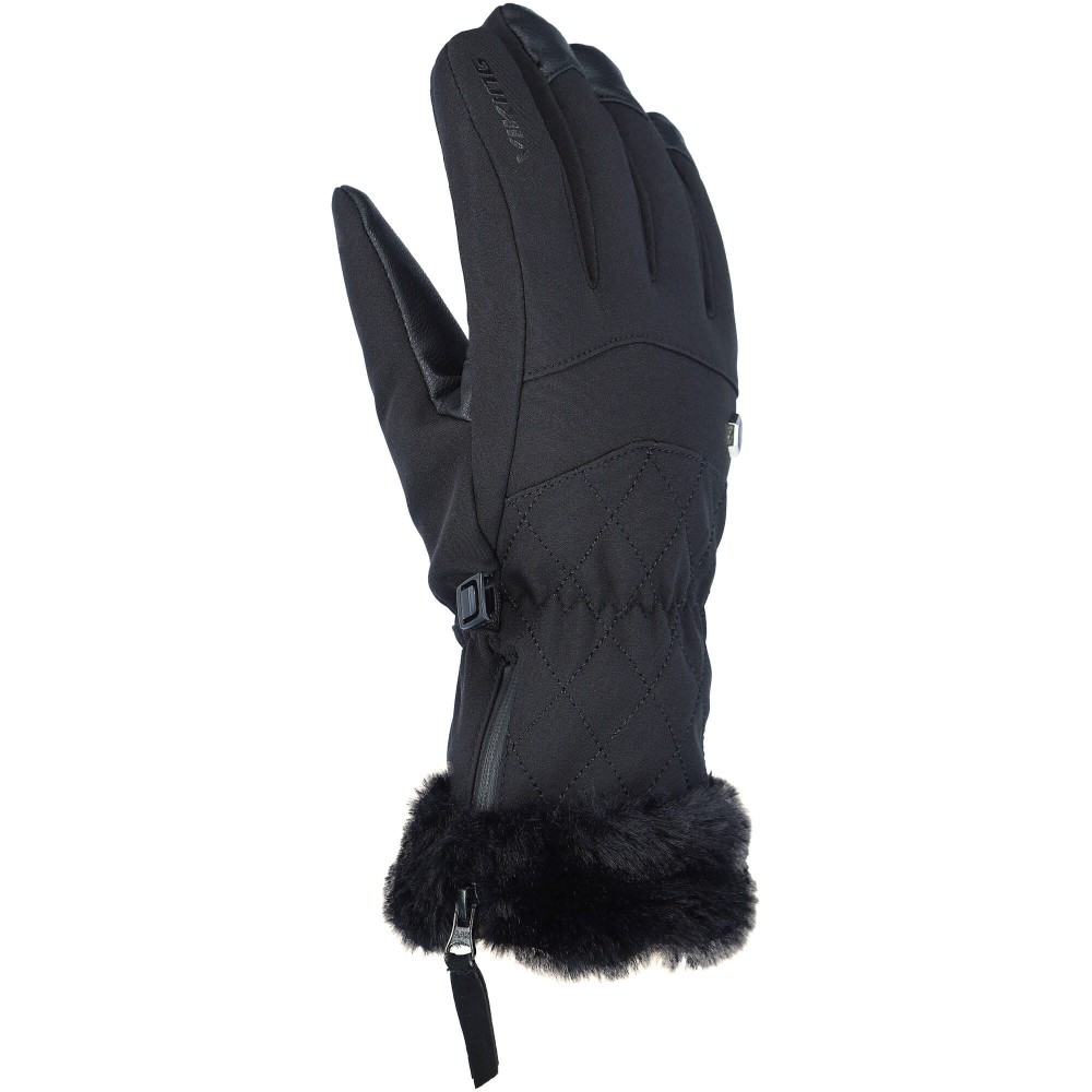 Rękawice narciarskie damskie z ociepliną Primaloft Viking Meris 0900 czarny