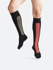 Skarpetki kompresyjne Ostrichpillow Bamboo Compression Socks Sunset Red-Olive Green