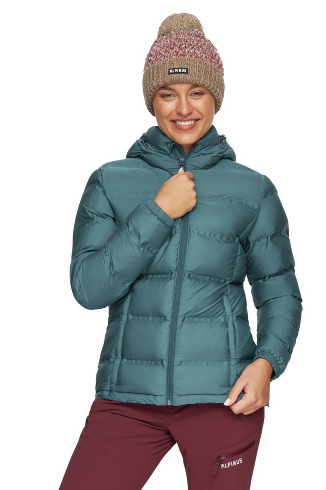 Kurtka zimowa damska Alpinus Katla morski