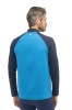 Bluza termoaktywna męska Brubeck Athletic LS14080 niebieski/jeansowy