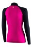Bluza termoaktywna damska Brubeck Athletic LS13520 fuksjowy/czarny
