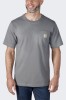 Koszulka męska T-shirt Carhartt Heavyweight Pocket K87 DOV Dusty Olive
