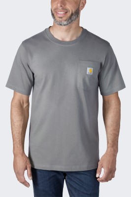 Koszulka męska T-shirt Carhartt Heavyweight Pocket K87 DOV Dusty Olive