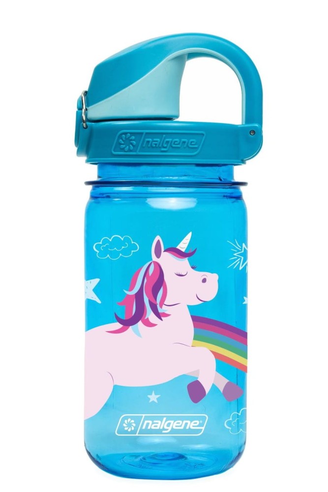 Butelka do wody dla dzieci Nalgene Tritan Sustain On-The-Fly 350 ml Blue Unicorn