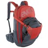 Plecak rowerowy z protektorem Evoc Neo 16L chili red/carbon grey 100116514 S/M