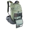 Plecak rowerowy z protektorem Evoc Trail Pro 16L light olive/carbon grey 100118327 L/XL