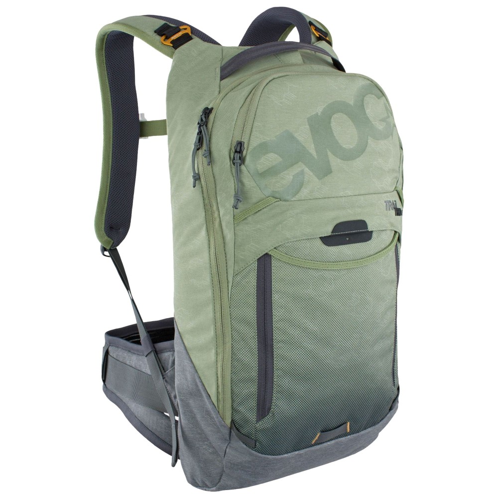 Plecak rowerowy z protektorem Evoc Trail Pro 10L light olive/carbon grey 100119327 L/XL