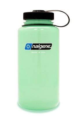 Butelka do wody z szerokim wlewem Nalgene Tritan Sustain 1L WM Glow Green