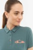 Koszulka damska bambusowa Viking Winslow Polo 7000 turkusowy