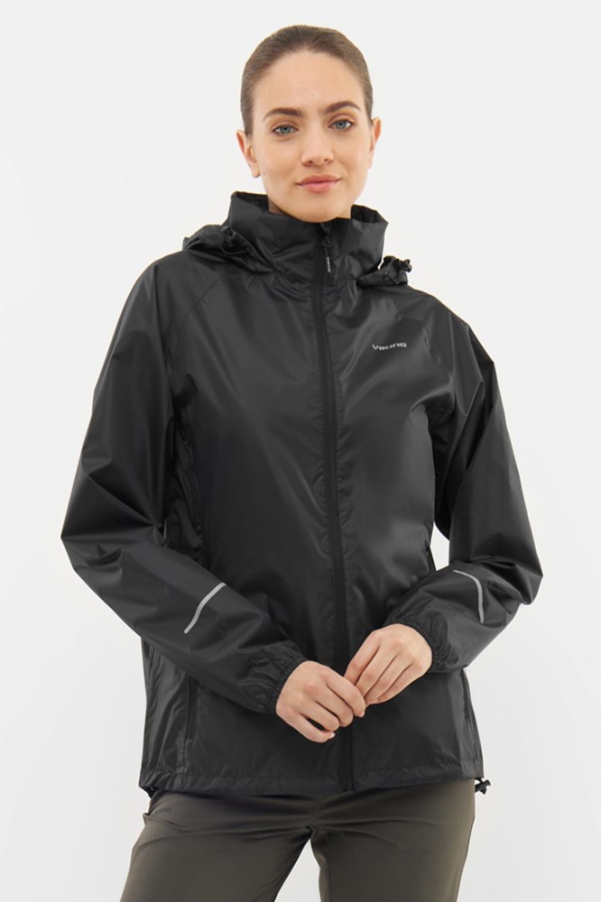 Kurtka damska przeciwdeszczowa z membraną Aqua Thermo TEX Viking Rainier 0900 czarny