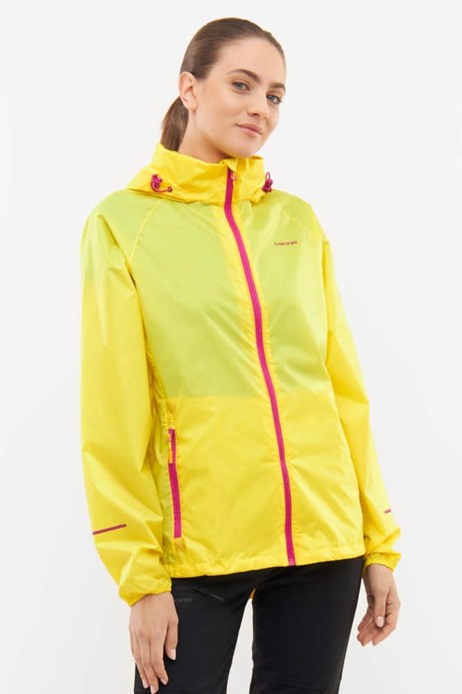 Kurtka damska przeciwdeszczowa z membraną Aqua Thermo TEX Viking Rainier 6400 żółty