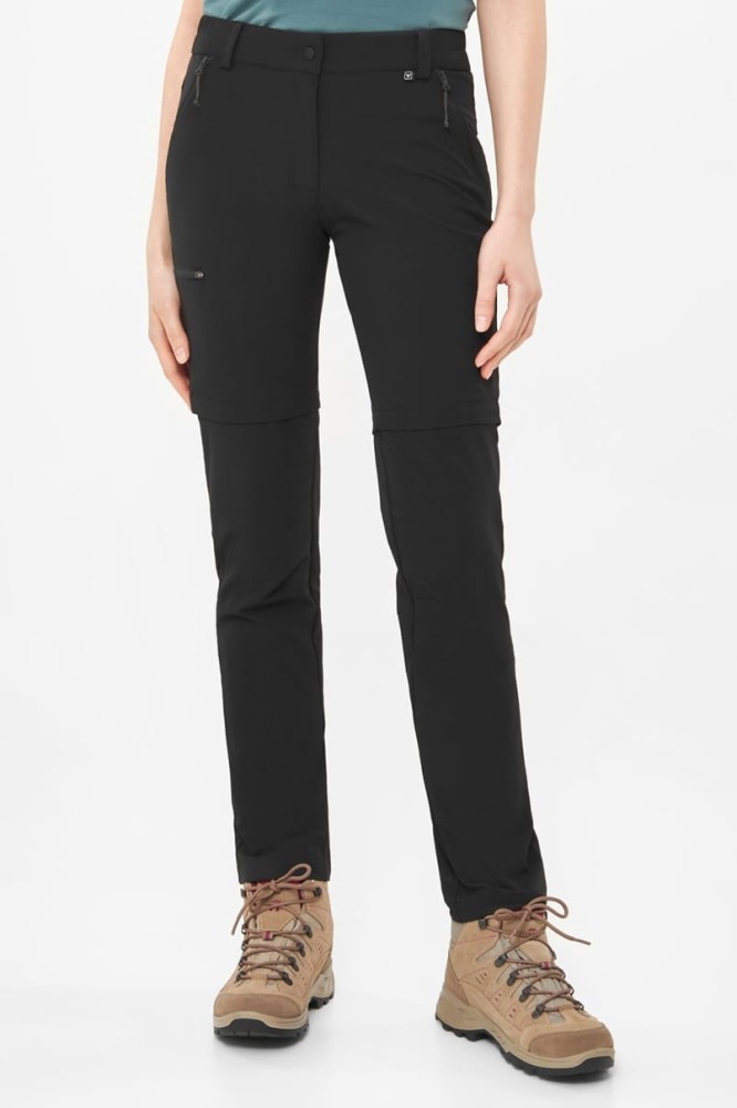 Spodnie damskie trekkingowe z odpinaną nogawką Viking Rocklyn 2 in 1 0900 czarny