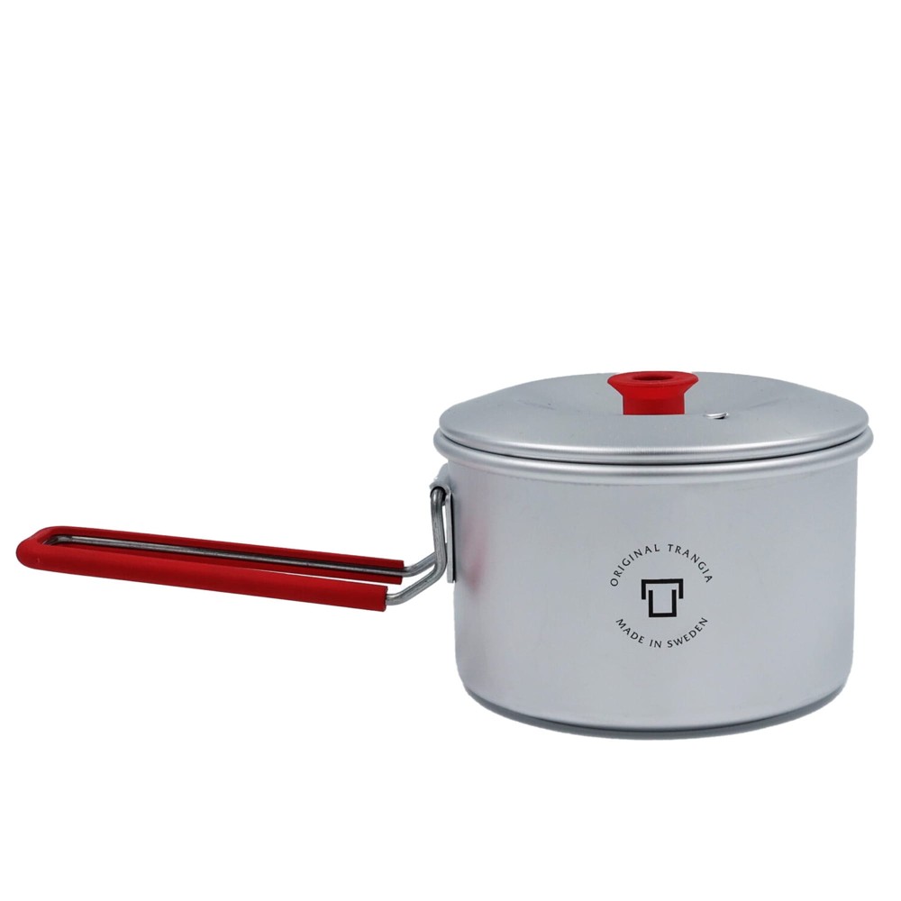 Kubek rondelek aluminiowy turystyczny z pokrywką Trangia T-Cup with lid 500ml czerwony