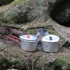 Kubek rondelek aluminiowy turystyczny z pokrywką Trangia T-Cup with lid 500ml czarny
