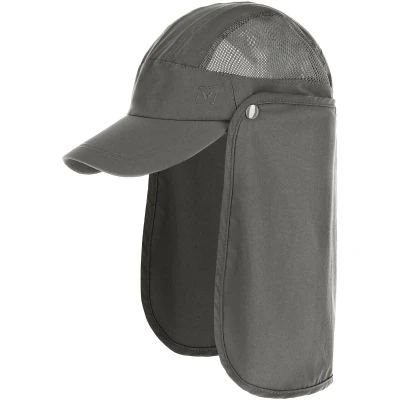 Czapka z daszkiem z odpinaną osłoną karku Viking Tenta 0200 szary