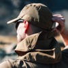 Czapka z daszkiem z odpinaną osłoną karku Viking Tenta 7400 khaki