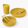 Zestaw naczyń turystycznych 7-częściowy dla jednej osoby Sea To Summit Passage Dinnerware Arrowwood Yellow