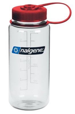 Butelka do wody z szerokim wlewem Nalgene Tritan Sustain 500 ml WM Clear/ Red