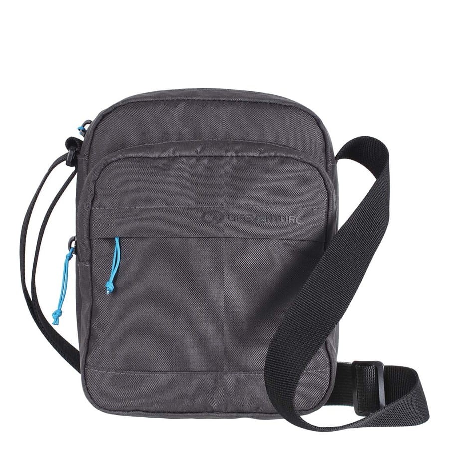 Saszetka antykradzieżowa Lifeventure RFID Shoulder Bag Recycled Grey