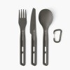 Zestaw sztućców turystycznych z aluminium 3-częściowy Sea To Summit Frontier Ultralight Cutlery Set Fork, Spoon & Knife