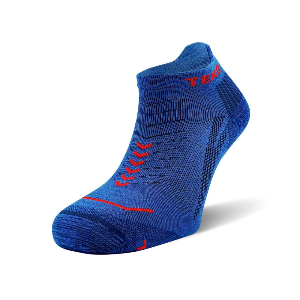 Skarpety stopki z merino Teko ecoRUN ultra Low Cut Ultralight Cushion 1.0 Teal
