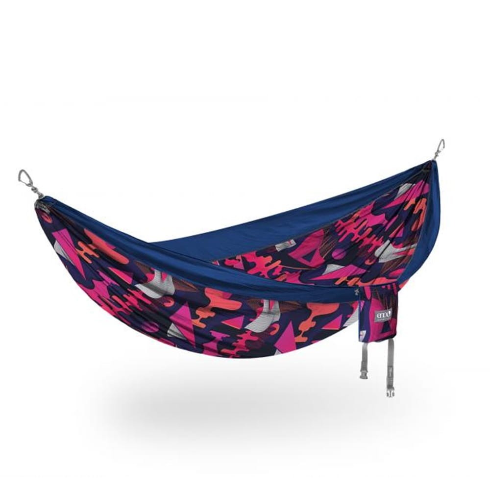 Hamak turystyczny ENO DoubleNest Print Synthwave/ Sapphire