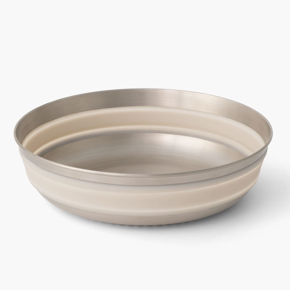 Miska turystyczna składana ze stali nierdzewnej Sea To Summit Detour Stainless Steel Collapsible Bowl L 915 ml beżowy