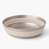 Miska turystyczna składana ze stali nierdzewnej Sea To Summit Detour Stainless Steel Collapsible Bowl L 915 ml beżowy