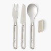 Zestaw sztućców turystycznych ze stali nierdzewnej Sea To Summit Detour Stainless Steel Cutlery Set
