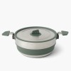 Garnek turystyczny składany ze stali nierdzewnej Sea To Summit Detour Stainless Steel Collapsible Pot 3l