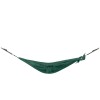 Hamak jednoosobowy turystyczny dla dzieci z karabinkami i linkami Ticket to the Moon Mini Hammock Set Dark Green TMMINI05