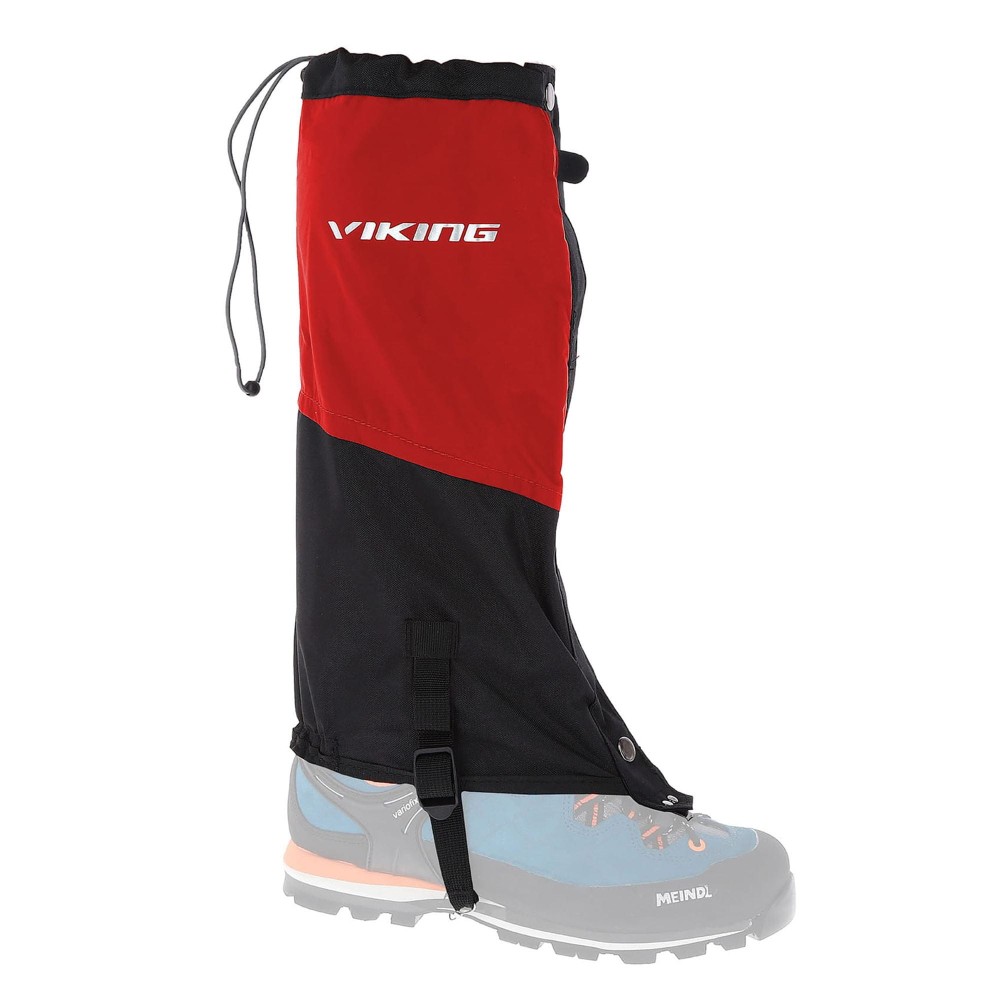 Wytrzymałe stuptuty Viking Gaiters Pumori 34 Czerowno-czarne