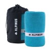 Ręcznik szybkoschnący z mikrofibry Alpinus Egremni 75x150 cm niebieski