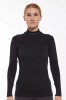 Bluza termoaktywna damska Brubeck Extreme Merino LS1665W czarny