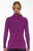 Bluza termoaktywna damska Brubeck Extreme Merino LS1665W fuksjowy