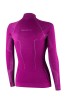 Bluza termoaktywna damska Brubeck Extreme Merino LS1665W fuksjowy