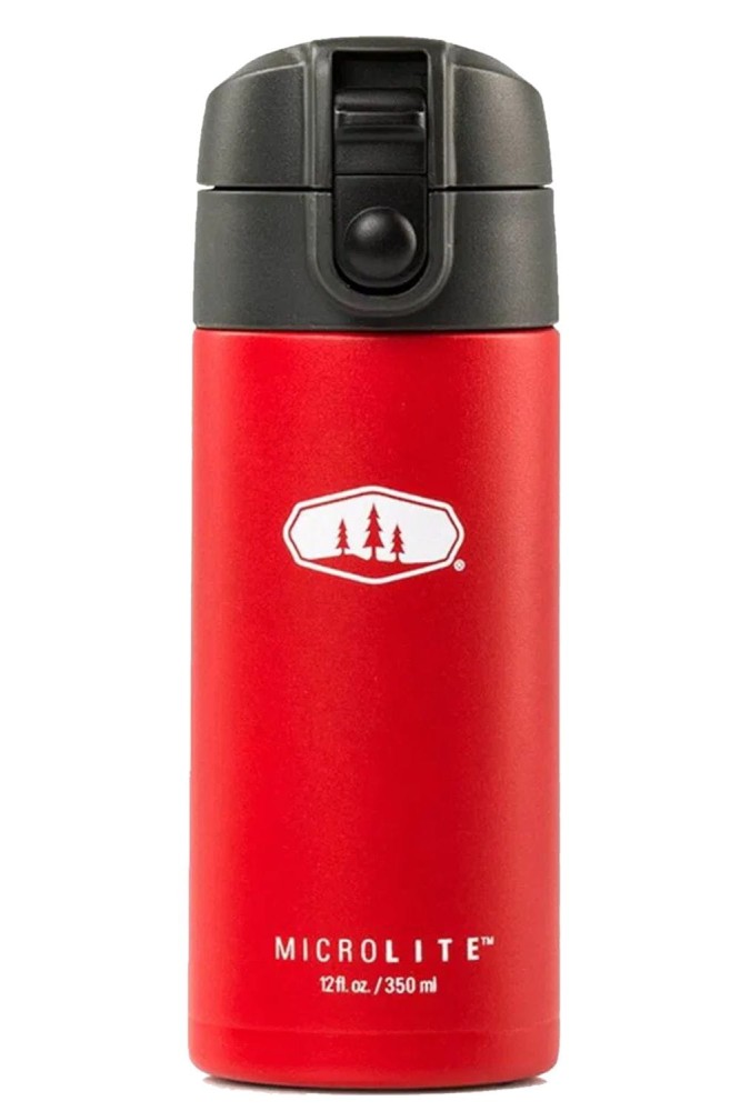 Kubek termiczny GSI Outdoors MicroLite Flip 350 ml czerwony