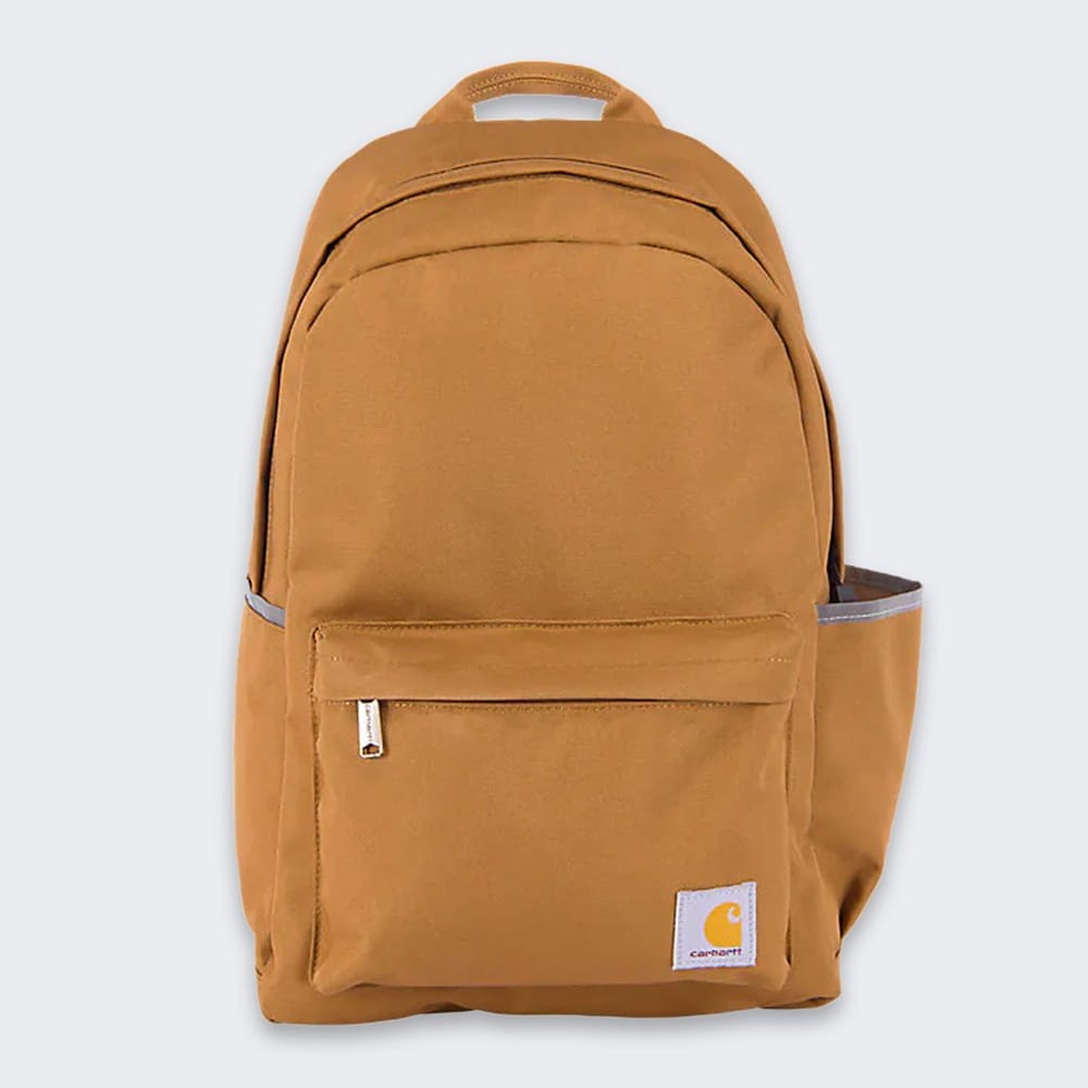 Plecak turystyczny miejski Carhartt z elementami odblaskowymi Classic Laptop Daypack 21L brązowy
