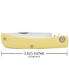 Nóż składany Case Knives 3137 CS Smooth Sod Buster JR żółty