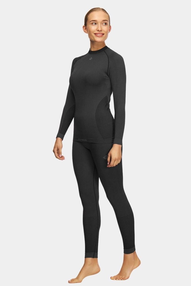 Komplet bielizny termoaktywnej damskiej Alpinus Moelv Set SI11555 czarny