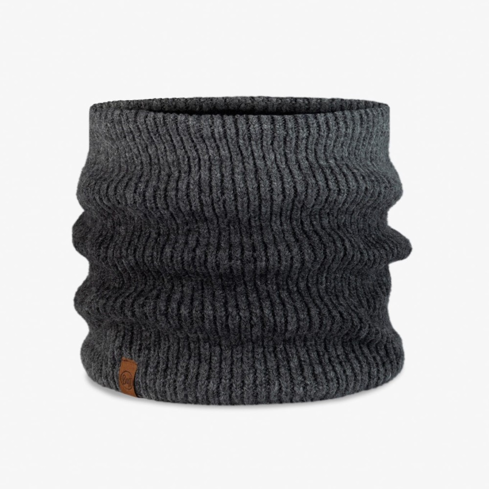 Komin Buff Knitted & Fleece Neckwarmer Marin Graphite