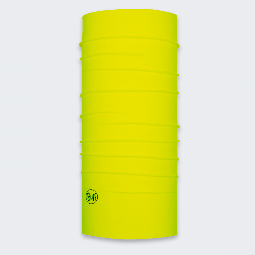 Chusta wielofunkcyjna Buff Safety Original EcoStretch Solid Yellow Fluor